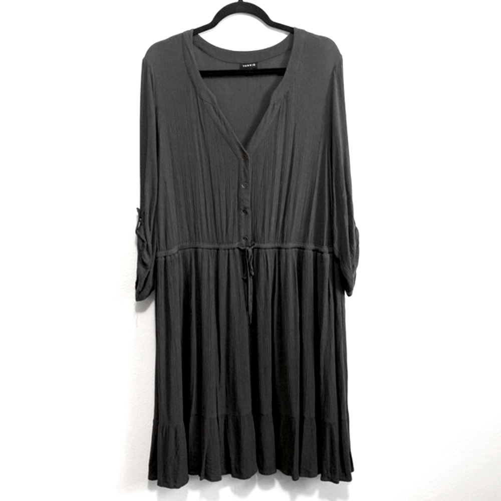 Torrid Buttoned Front Mini Dress - Picture 1 of 6